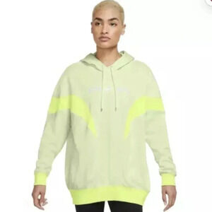 Nike Women's Air Fleece "Lime" Pullover Hoodie